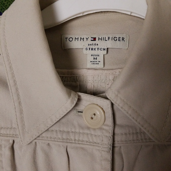 Tommy Hilfiger Khaki Trench Coat size M - Picture 4 of 8